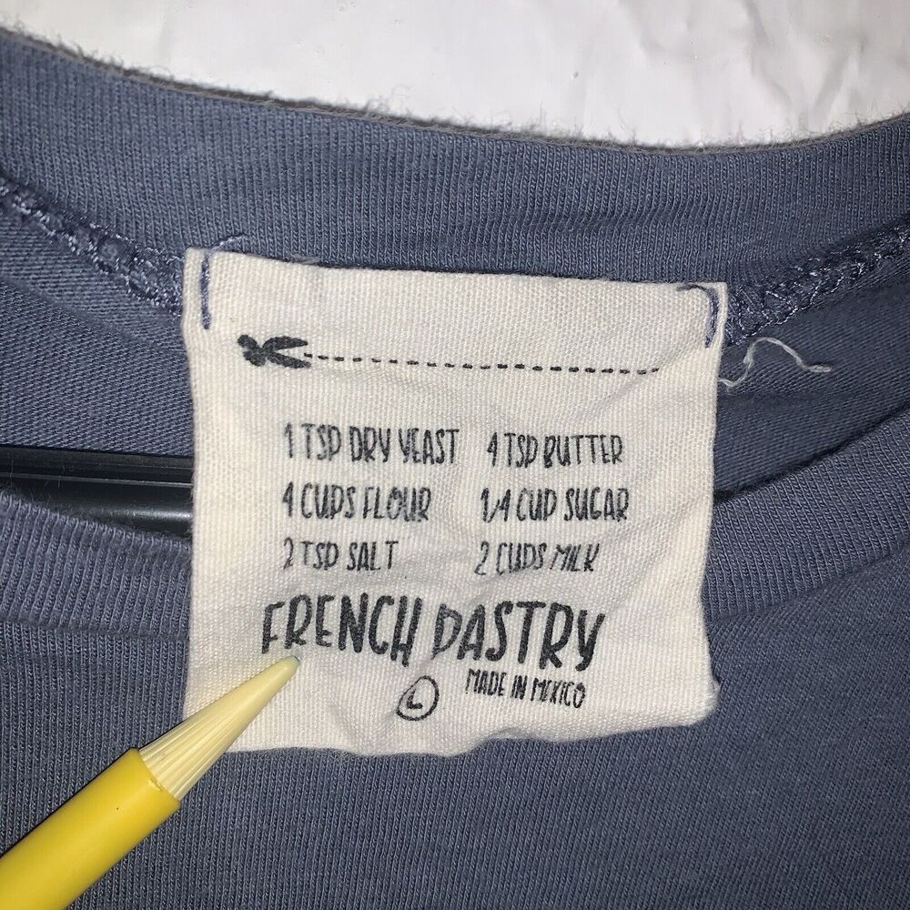 Create Good Karma Yin Yang Double Sided French Pastry Top Shirt L - Picture 3 of 5